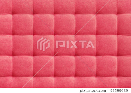 Pink suede leather background, classic checkered pattern for furniture, wall, headboard Pink suede leather background, classic checkered pattern for furniture, wall, headboard 95599689