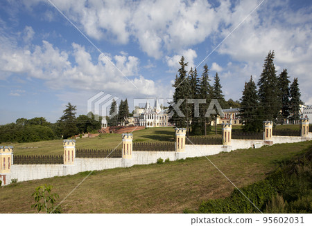 The estate of S. P. von Derviz in Kiritsy is an estate built by the architect Shekhtel. Kiritsa village. Ryazan Oblast. Russia The estate of S. P. von Derviz in Kiritsy is an estate built by the architect Shekhtel. Kiritsa village. Ryazan Oblast. Russia 95602031
