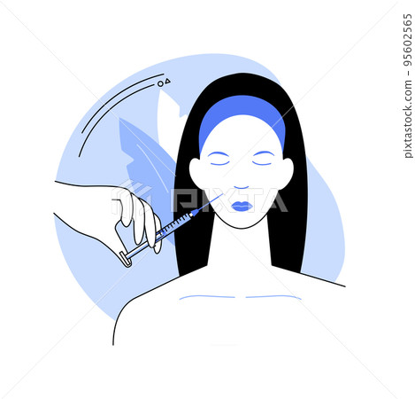 Beauty injections isolated cartoon vector illustrations. 95602565