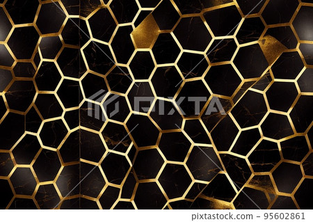 Luxury golden marble texture background, seamless pattern 95602861