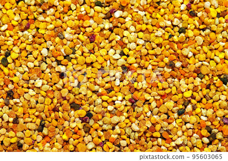 Bee pollen background Bee pollen background 95603065