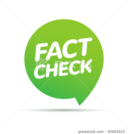 Fact check myth vs truth. True fact check vector icon concept 95603815