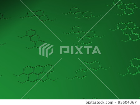 Background with structural chemical formulas 95604367