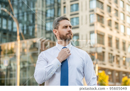 adult business executive outdoor. business executive in shirt. caucasian business executive adult business executive outdoor. business executive in shirt. caucasian business executive 95605049