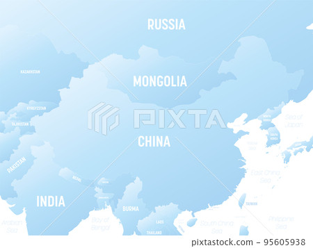 China detailed political map with lables China detailed political map with lables 95605938
