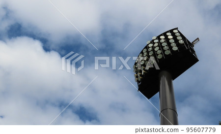 baseball field lighting and sky baseball field lighting and sky 95607779