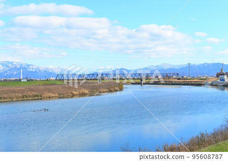 九頭龍川和鐵橋 95608787