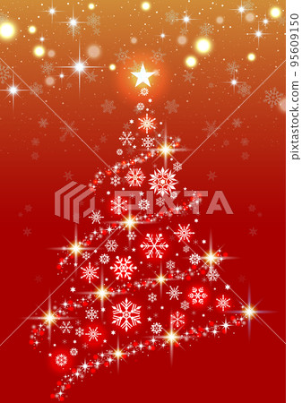 聖誕節照明背景框架紅色 聖誕節照明背景框架紅色 95609150