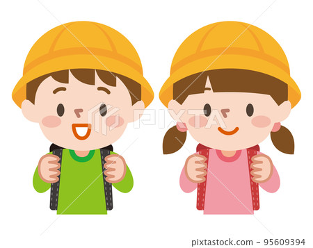 Illustration of elementary school students Illustration of elementary school students 95609394