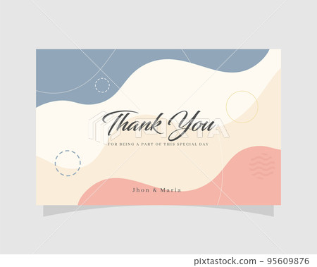 We are getting married thank you card 95609876