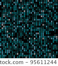 abstract background square dark blue mosaic pattern vector illustration 95611244