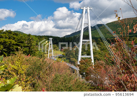 Stroll around the Kokonoe Yume Otsuribashi Suspension Bridge Stroll around the Kokonoe Yume Otsuribashi Suspension Bridge 95613694