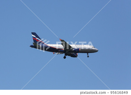 Airbus A319, registration VP-BWA of Aeroflot landing on Zagreb Airport Pleso Airbus A319, registration VP-BWA of Aeroflot landing on Zagreb Airport Pleso 95616849