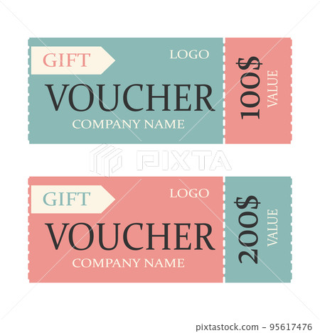 Set of coupons promotion sale for website, internet ads, social media or coupon. Coupon discount. Vector illustration Set of coupons promotion sale for website, internet ads, social media or coupon. Coupon discount. Vector illustration 95617476