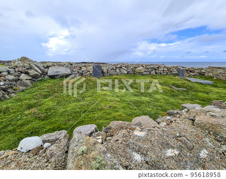 The foreighners graveyard close to the Lighthouse on Tory Island, County Donegal, Republic of Ireland The foreighners graveyard close to the Lighthouse on Tory Island, County Donegal, Republic of Ireland 95618958