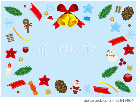 聖誕框架邊框背景 95619064