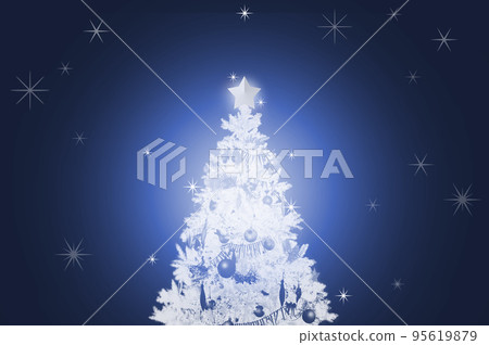 聖誕樹白色效果照片背景 聖誕樹白色效果照片背景 95619879