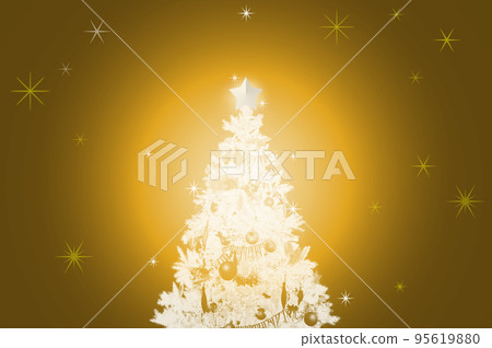 聖誕樹白色效果照片背景 95619880