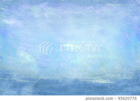 神秘的藍色模擬插圖背景 95620778