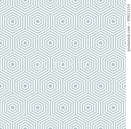 Seamless Hexagonal Pattern - Stock Illustration [95621314] - PIXTA