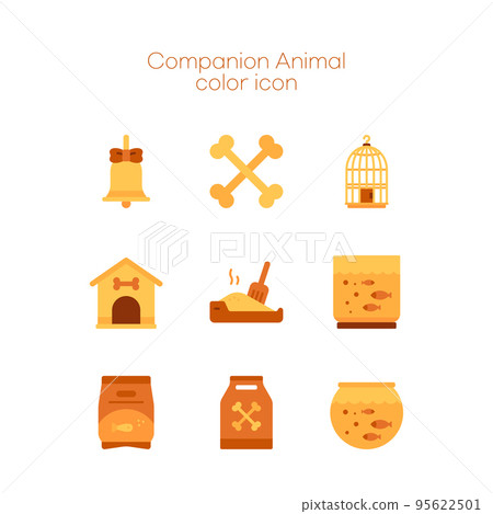 pet products and services icon set 95622501