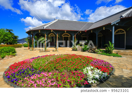 [Nagasaki [Nagasaki Prefecture] Sunny weather in Nagasaki's Glover Garden (former Glover House) Prefecture] Sunny weather in Nagasaki's Glover Garden (former Glover House) 95623101
