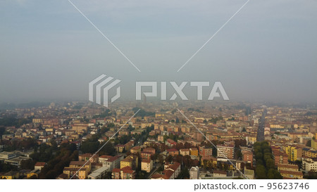 drone flight in Cremona, Lombardy 95623746