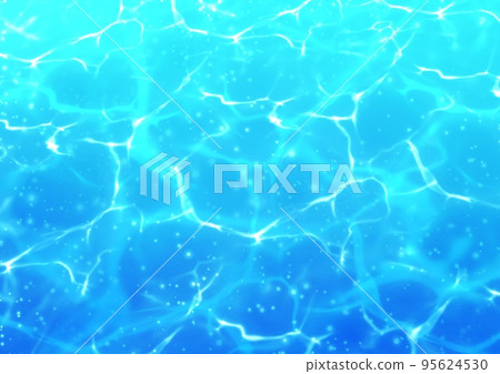 Beautiful water surface background illustration material 95624530