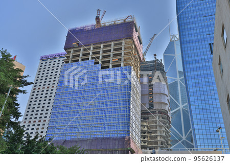 14 Oct 2022 under construction of Cheung Kong Center II, hk 95626137
