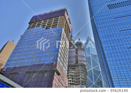 14 Oct 2022 under construction of Cheung Kong Center II, hk 95626140