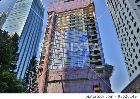 14 Oct 2022 under construction of Cheung Kong Center II, hk 95626149