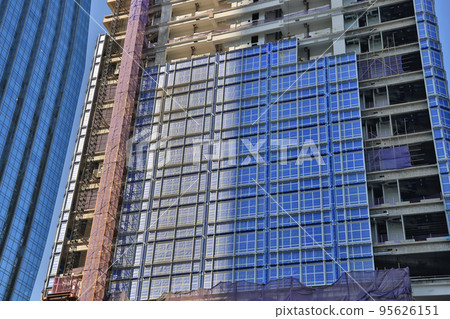 14 Oct 2022 under construction of Cheung Kong Center II, hk 95626151