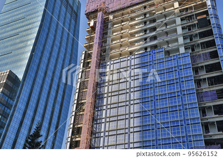14 Oct 2022 under construction of Cheung Kong Center II, hk 95626152