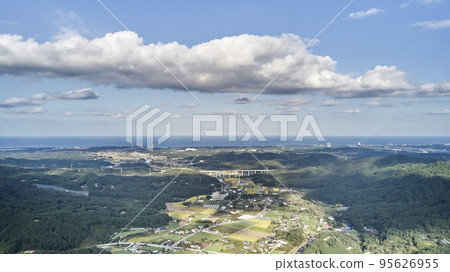 Paddy field, village, Sacheongyo, Sacheon-myeon, Gangneung-si, Gangwon-do 95626955