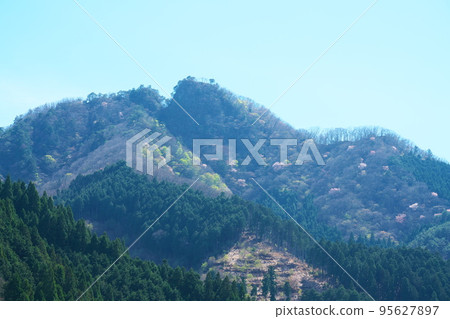 An impregnable mountain castle, Shiroyama of Yahazu Castle Yahazuyama, Tsuyama City, Okayama Prefecture 95627897