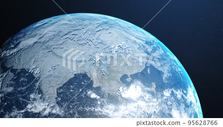 Image of satellite photo of earth visible from space Image of satellite photo of earth visible from space 95628766