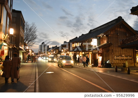 川越,古色古香的街景,黃昏的小江戶 川越,古色古香的街景,黃昏的小江戶 95629996