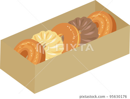Boxed donut 95630176