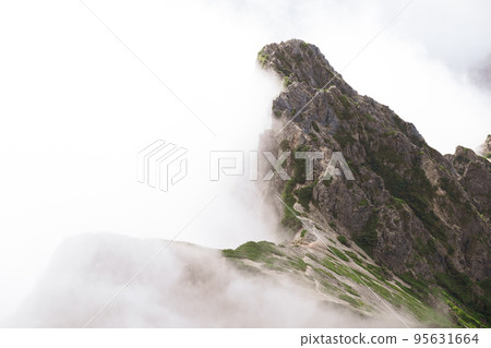 Mountainous landscape of the Northern Alps 95631664