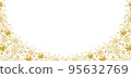 Snow crystal frame gold bottom 95632769