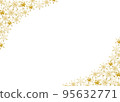 Snow crystal frame gold 95632771