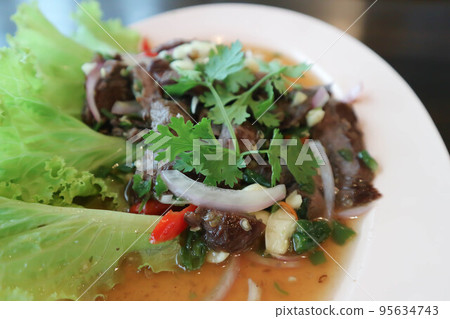 salad or beef salad, beef and vegetable salador spicy salad or spicy beef salad salad or beef salad, beef and vegetable salador spicy salad or spicy beef salad 95634743