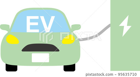 Electric car charging Electric car charging 95635710