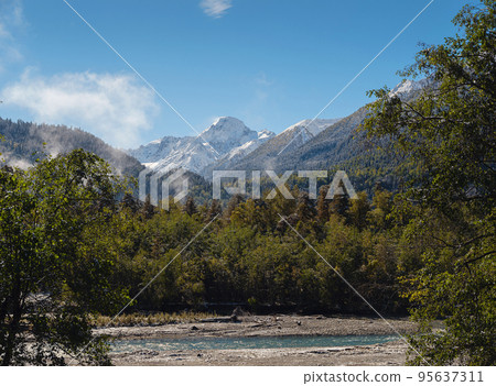 journey through Irkis valley, Arkhyz, Karachay-Cherkessia, North Caucasus 95637311