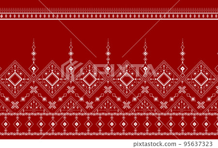 Ethnic Fabric Pattern 0002 95637323