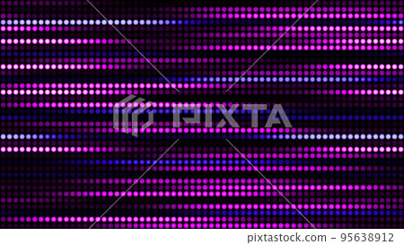 3D rendering amazing bright neon background of round lights 95638912