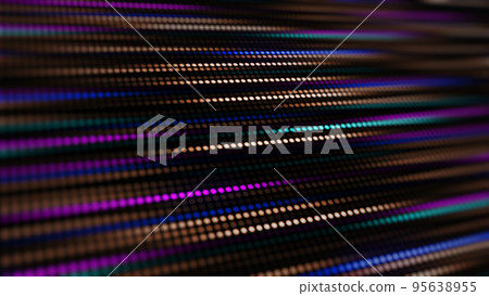 3D rendering amazing bright neon background of round lights 3D rendering amazing bright neon background of round lights 95638955