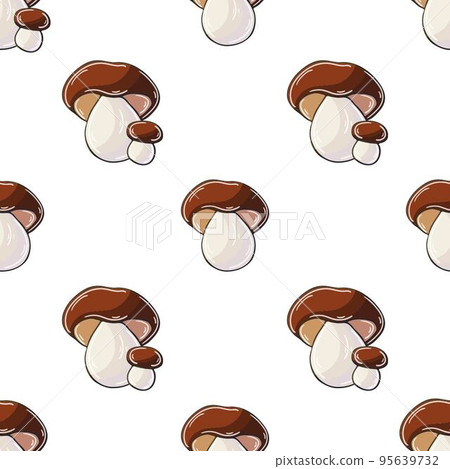 Autumn mood. Illustration in hand draw style. Seamless pattern 95639732