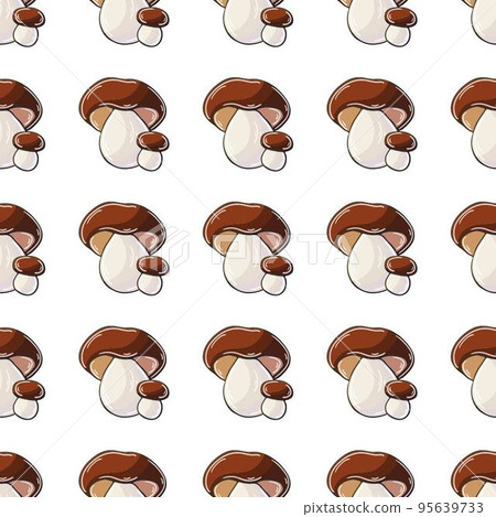 Autumn mood. Illustration in hand draw style. Seamless pattern Autumn mood. Illustration in hand draw style. Seamless pattern 95639733