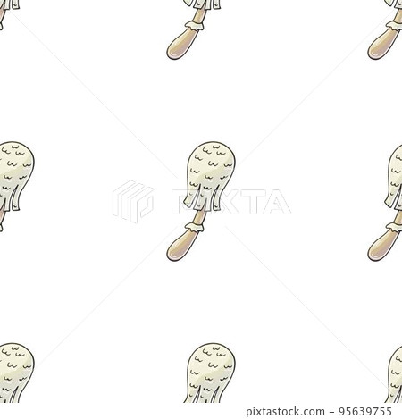 Autumn mood. Illustration in hand draw style. Seamless pattern Autumn mood. Illustration in hand draw style. Seamless pattern 95639755